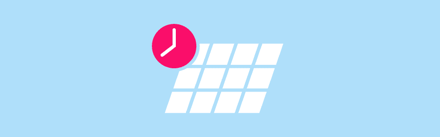 clock icon on top of solar panels