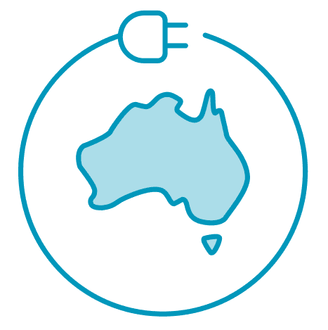 EV charger cable going around Australia