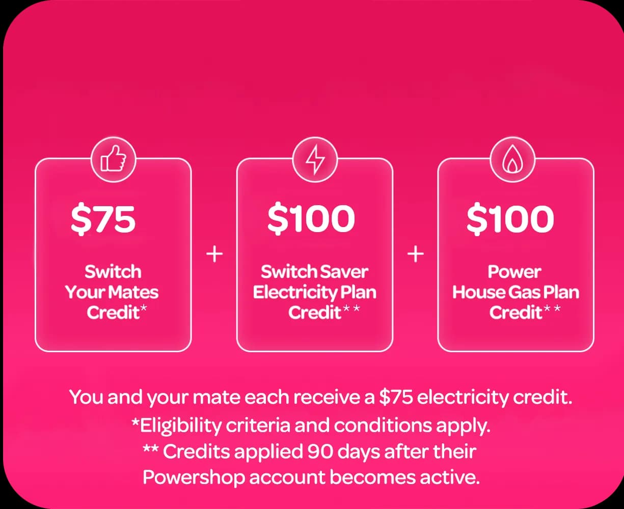 Credits for your mate when they switch