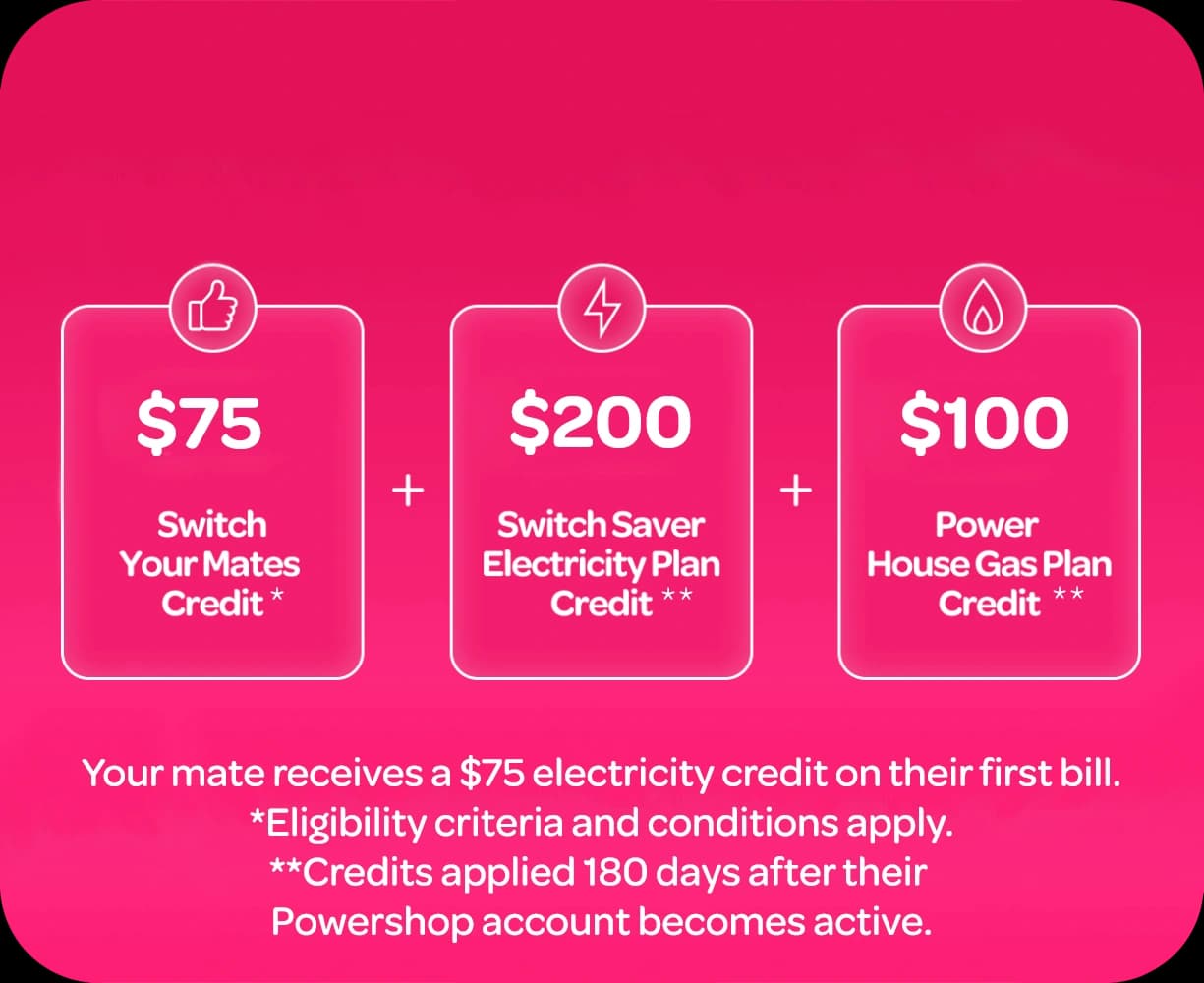 Credits for your mate when they switch