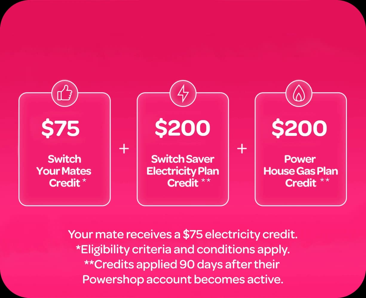 Credits for your mate when they switch
