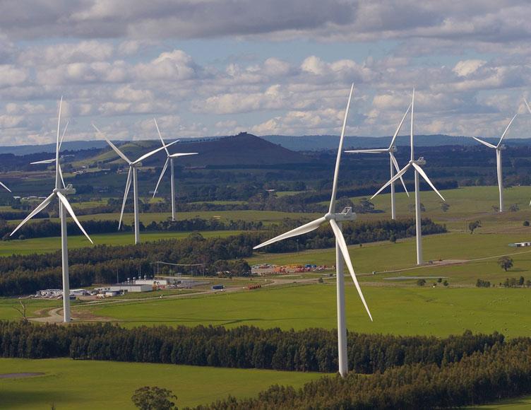 Wind turbines powering a renewable energy future