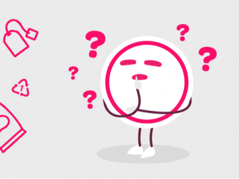 Powershop mascot Winky thinking about things